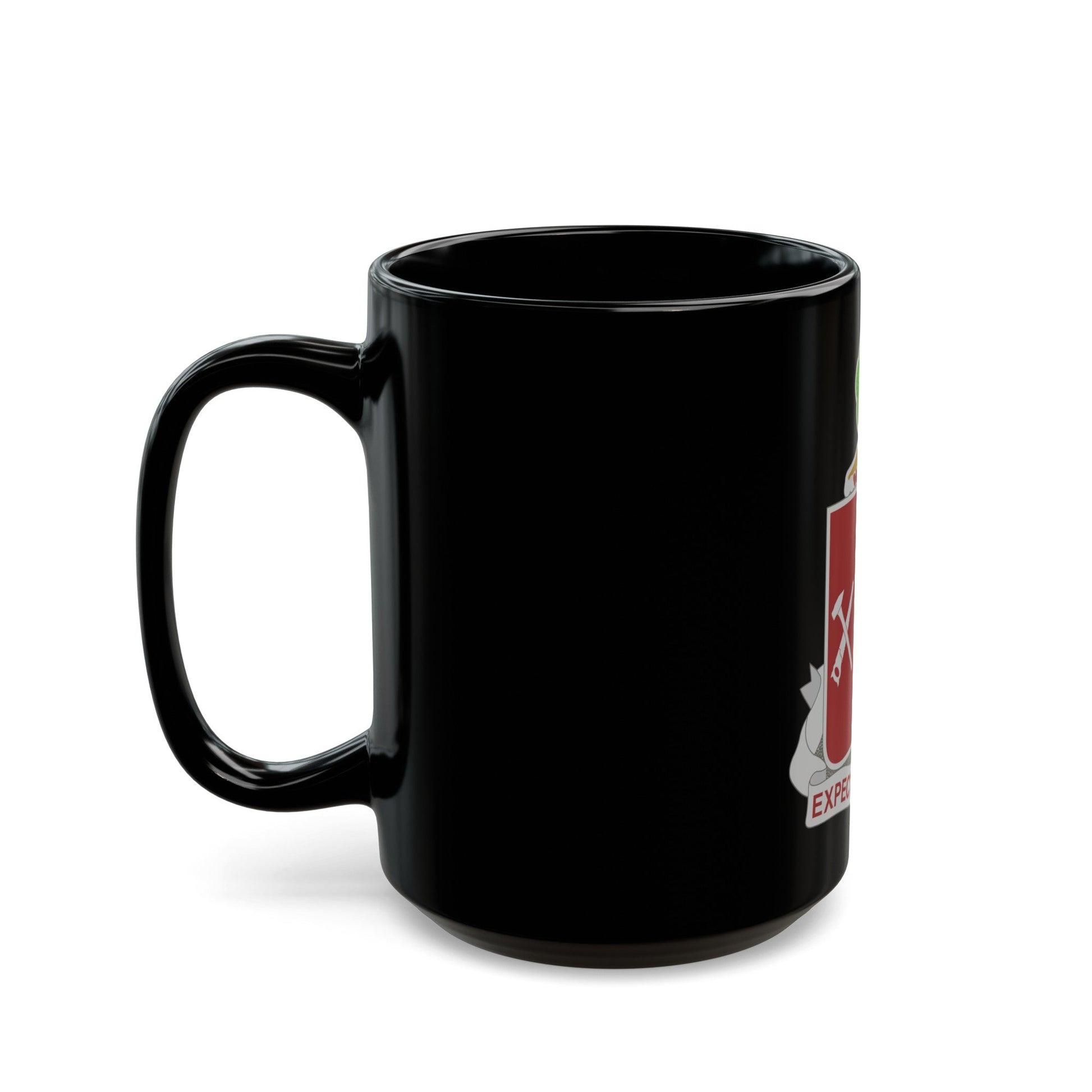 21 Engineer Regiment (U.S. Army) Black Coffee Mug-The Sticker Space