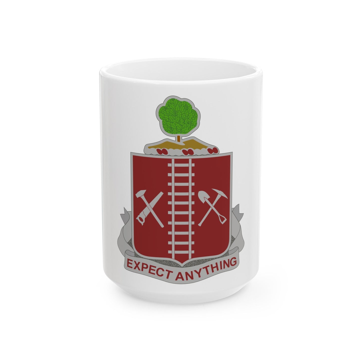 21 Engineer Regiment (U.S. Army) White Coffee Mug-15oz-The Sticker Space