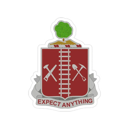 21 Engineer Regiment (U.S. Army) Transparent STICKER Die-Cut Vinyl Decal - The Sticker Space