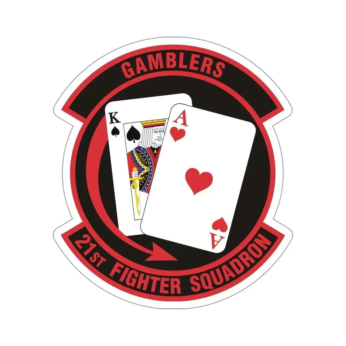 21 Fighter Squadron AETC (U.S. Air Force) STICKER Vinyl Die-Cut Decal - The Sticker Space