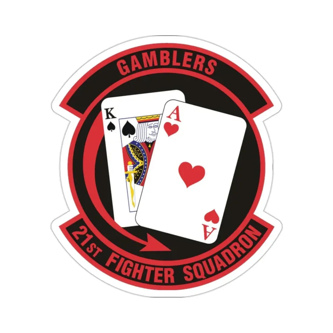 21 Fighter Squadron AETC (U.S. Air Force) STICKER Vinyl Die-Cut Decal - The Sticker Space