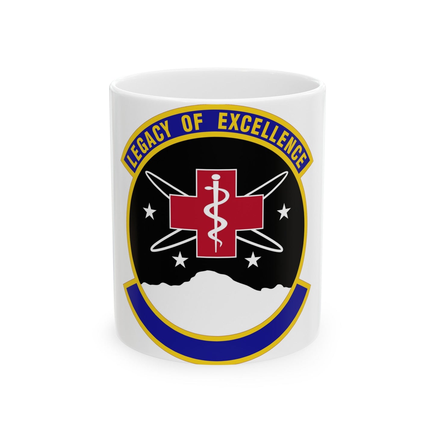 21 Healthcare Operations Squadron USSF (U.S. Air Force) White Coffee Mug-11oz-The Sticker Space