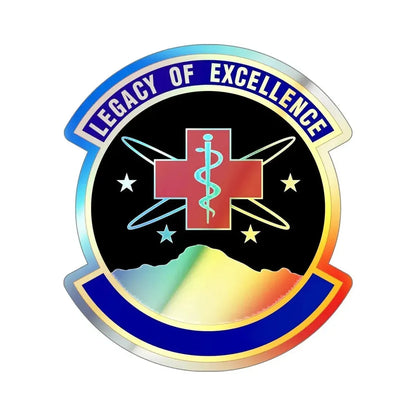 21 Healthcare Operations Squadron USSF (U.S. Air Force) Holographic STICKER Die-Cut Vinyl Decal - The Sticker Space