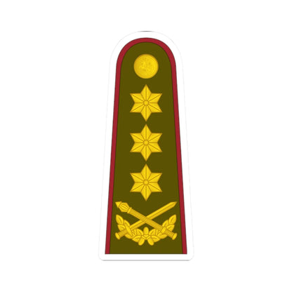 21 Lithuania Army LG (Lithuania) (Military Rank) STICKER Vinyl Kiss-Cut Decal 2 Inch White - The Sticker Space