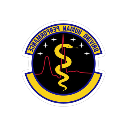 21 Operational Medical Readiness Squadron USSF (U.S. Air Force) REVERSE PRINT Transparent STICKER-5" × 5"-The Sticker Space