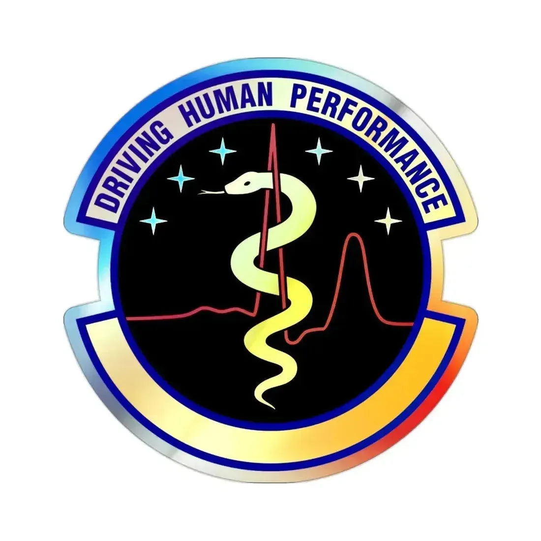 21 Operational Medical Readiness Squadron USSF (U.S. Air Force) Holographic STICKER Die-Cut Vinyl Decal 2 Inch - The Sticker Space
