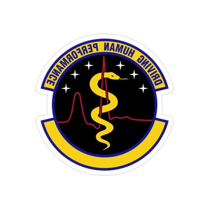 21 Operational Medical Readiness Squadron USSF (U.S. Air Force) REVERSE PRINT Transparent Die-Cut STICKER 2 Inch Die-Cut Transparent - The Sticker Space