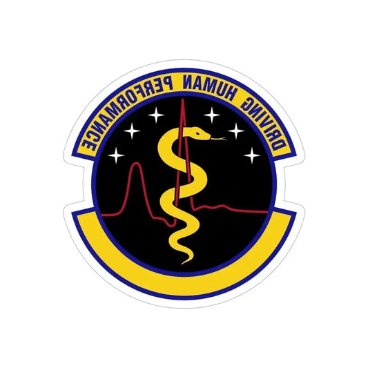 21 Operational Medical Readiness Squadron USSF (U.S. Air Force) REVERSE PRINT Transparent Die-Cut STICKER 6 Inch Die-Cut Transparent - The Sticker Space