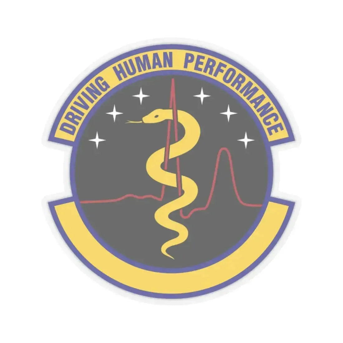 21 Operational Medical Readiness Squadron USSF (U.S. Air Force) STICKER Vinyl Kiss-Cut Decal 2 Inch Transparent - The Sticker Space