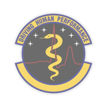 21 Operational Medical Readiness Squadron USSF (U.S. Air Force) STICKER Vinyl Kiss-Cut Decal 4 Inch Transparent - The Sticker Space