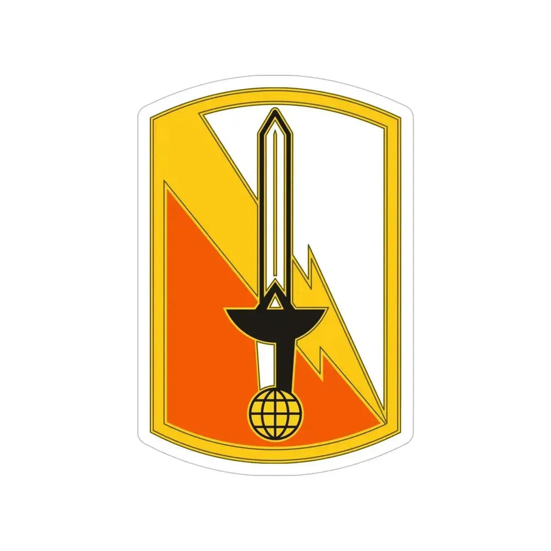 21 Signal Brigade (U.S. Army) Transparent STICKER Die-Cut Vinyl Decal 6 Inch - The Sticker Space