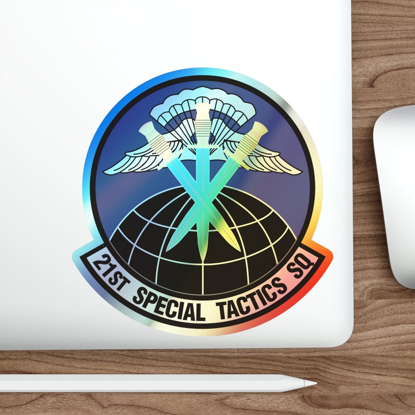 21 Special Tactics Squadron AFSOC (U.S. Air Force) Holographic STICKER Die-Cut Vinyl Decal-The Sticker Space