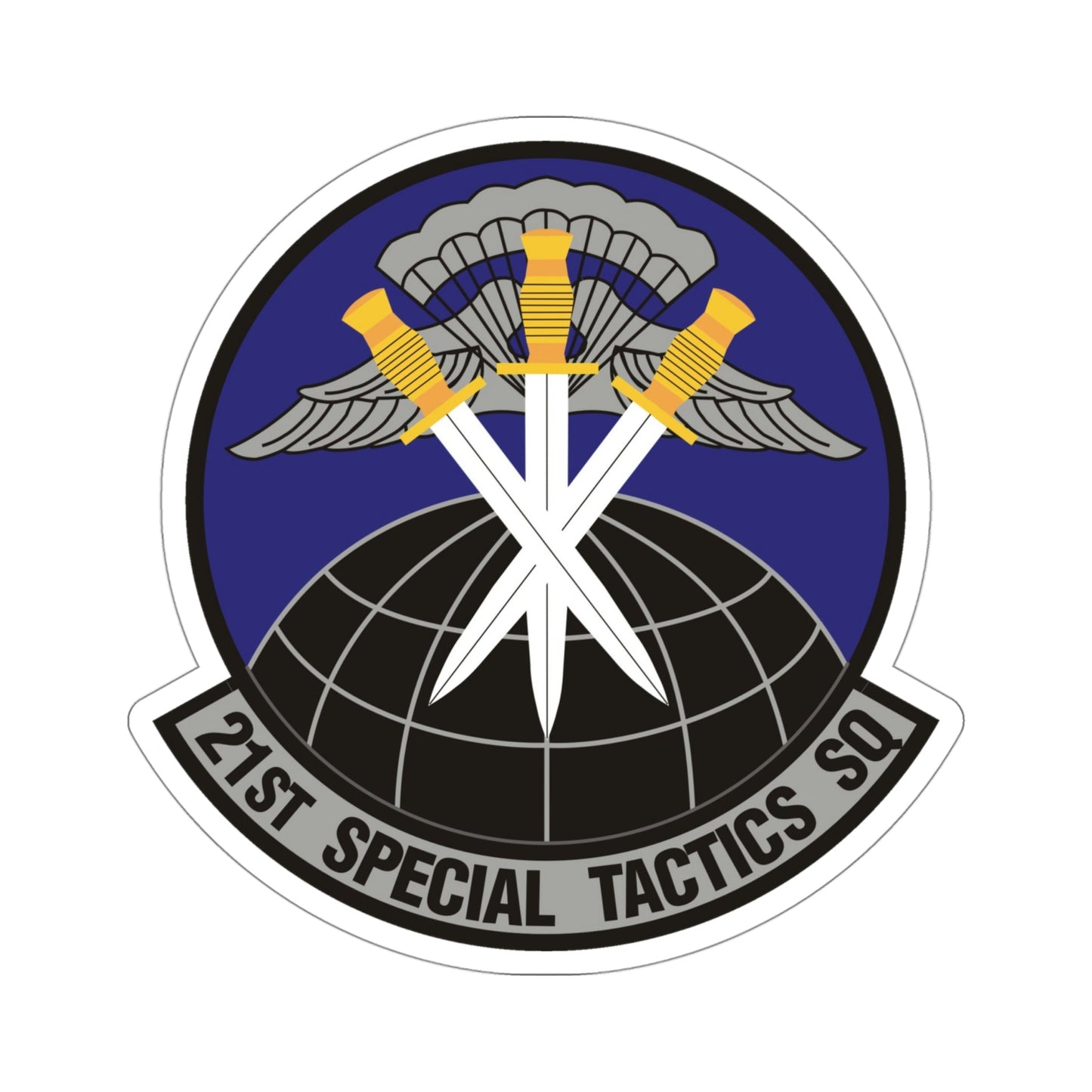 21 Special Tactics Squadron AFSOC (U.S. Air Force) STICKER Vinyl Die-Cut Decal-4 Inch-The Sticker Space