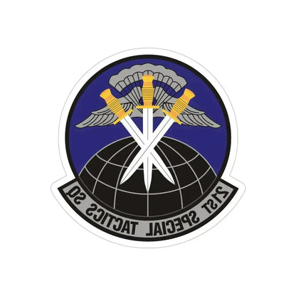 21 Special Tactics Squadron AFSOC (U.S. Air Force) REVERSE PRINT Transparent Die-Cut STICKER 6 Inch Die-Cut Transparent - The Sticker Space