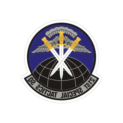 21 Special Tactics Squadron AFSOC (U.S. Air Force) REVERSE PRINT Transparent Die-Cut STICKER - The Sticker Space