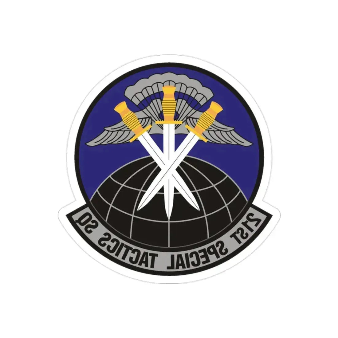 21 Special Tactics Squadron AFSOC (U.S. Air Force) REVERSE PRINT Transparent Die-Cut STICKER - The Sticker Space