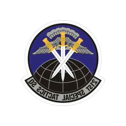 21 Special Tactics Squadron AFSOC (U.S. Air Force) REVERSE PRINT Transparent Die-Cut STICKER - The Sticker Space