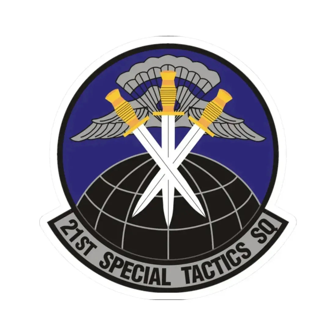 21 Special Tactics Squadron AFSOC (U.S. Air Force) STICKER Vinyl Kiss-Cut Decal 2 Inch White - The Sticker Space
