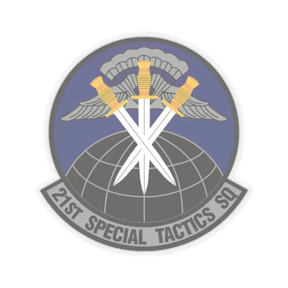 21 Special Tactics Squadron AFSOC (U.S. Air Force) STICKER Vinyl Kiss-Cut Decal 4 Inch Transparent - The Sticker Space