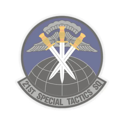 21 Special Tactics Squadron AFSOC (U.S. Air Force) STICKER Vinyl Kiss-Cut Decal 6 Inch Transparent - The Sticker Space
