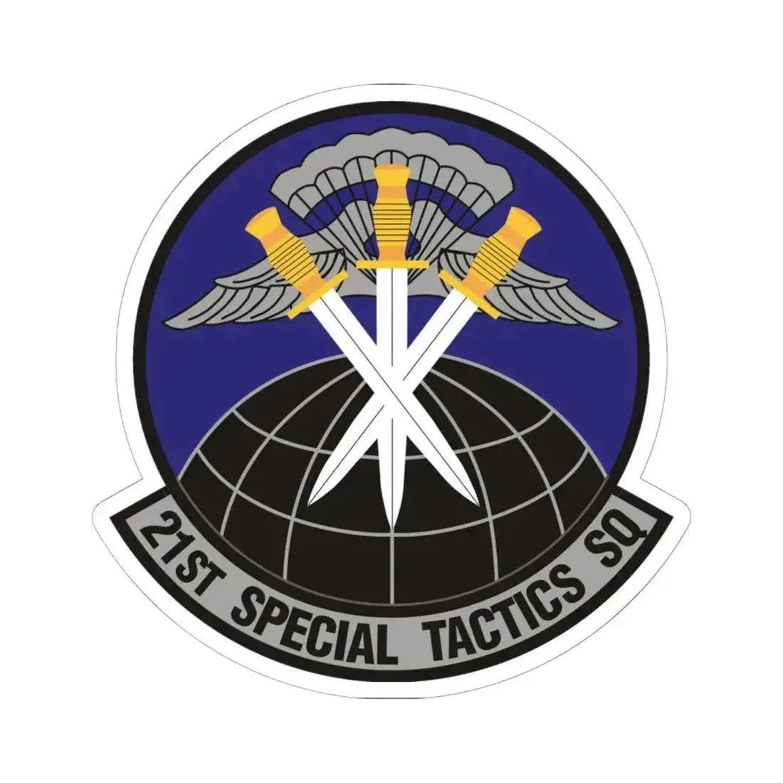 21 Special Tactics Squadron AFSOC (U.S. Air Force) STICKER Vinyl Kiss-Cut Decal 6 Inch White - The Sticker Space