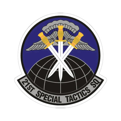 21 Special Tactics Squadron AFSOC (U.S. Air Force) STICKER Vinyl Kiss-Cut Decal 6 Inch White - The Sticker Space