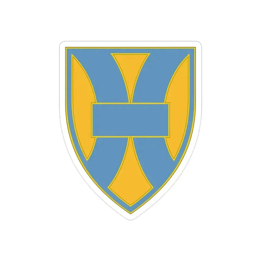 21 Sustainment Command (U.S. Army) REVERSE PRINT Transparent Die-Cut STICKER 2 Inch Die-Cut Transparent - The Sticker Space