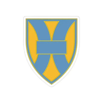 21 Sustainment Command (U.S. Army) REVERSE PRINT Transparent Die-Cut STICKER 2 Inch Die-Cut Transparent - The Sticker Space