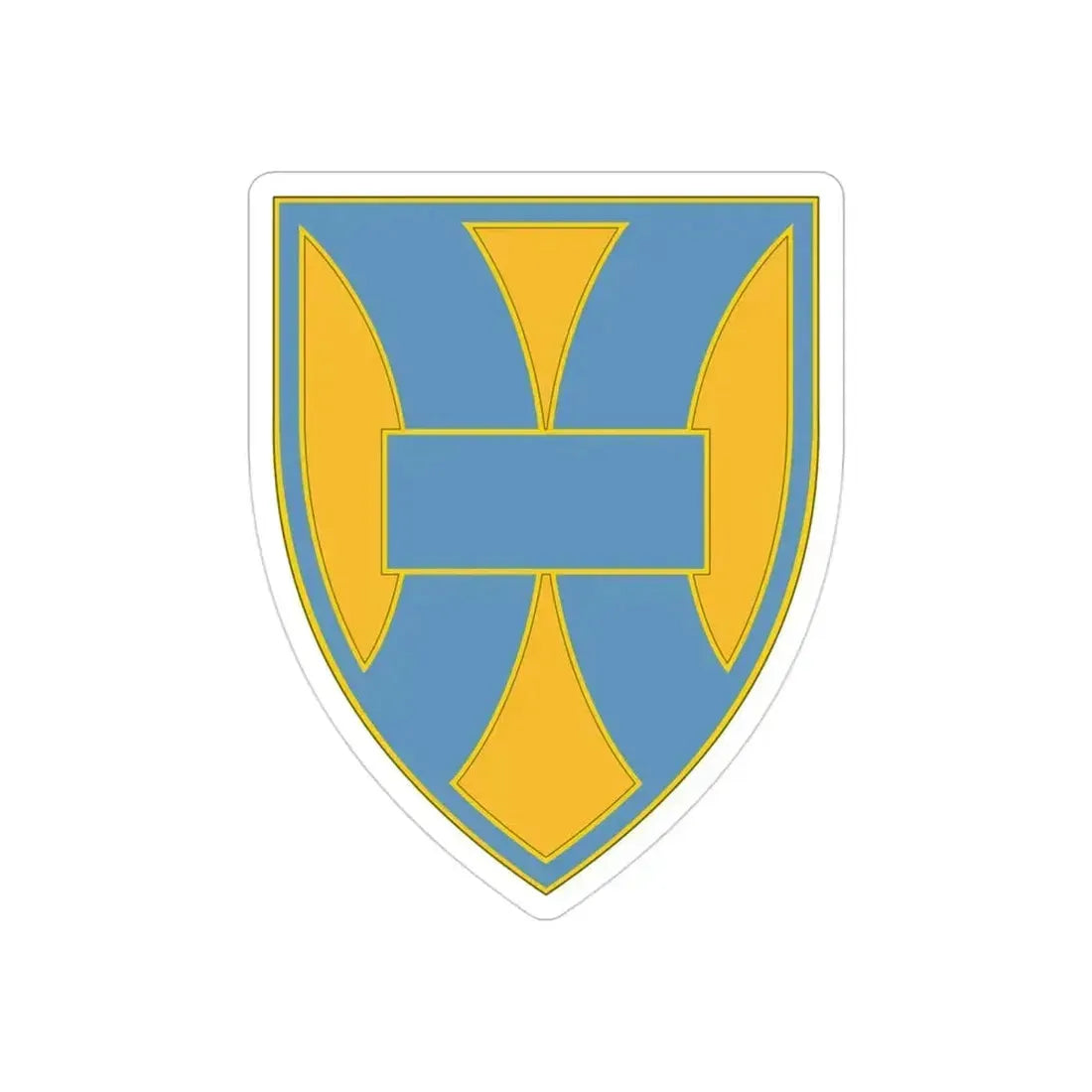 21 Sustainment Command (U.S. Army) REVERSE PRINT Transparent Die-Cut STICKER 3 Inch Die-Cut Transparent - The Sticker Space