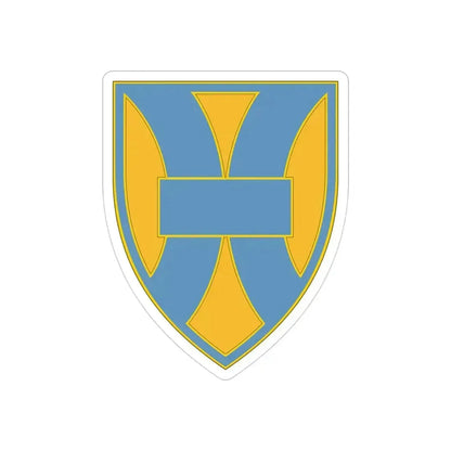 21 Sustainment Command (U.S. Army) REVERSE PRINT Transparent Die-Cut STICKER 3 Inch Die-Cut Transparent - The Sticker Space