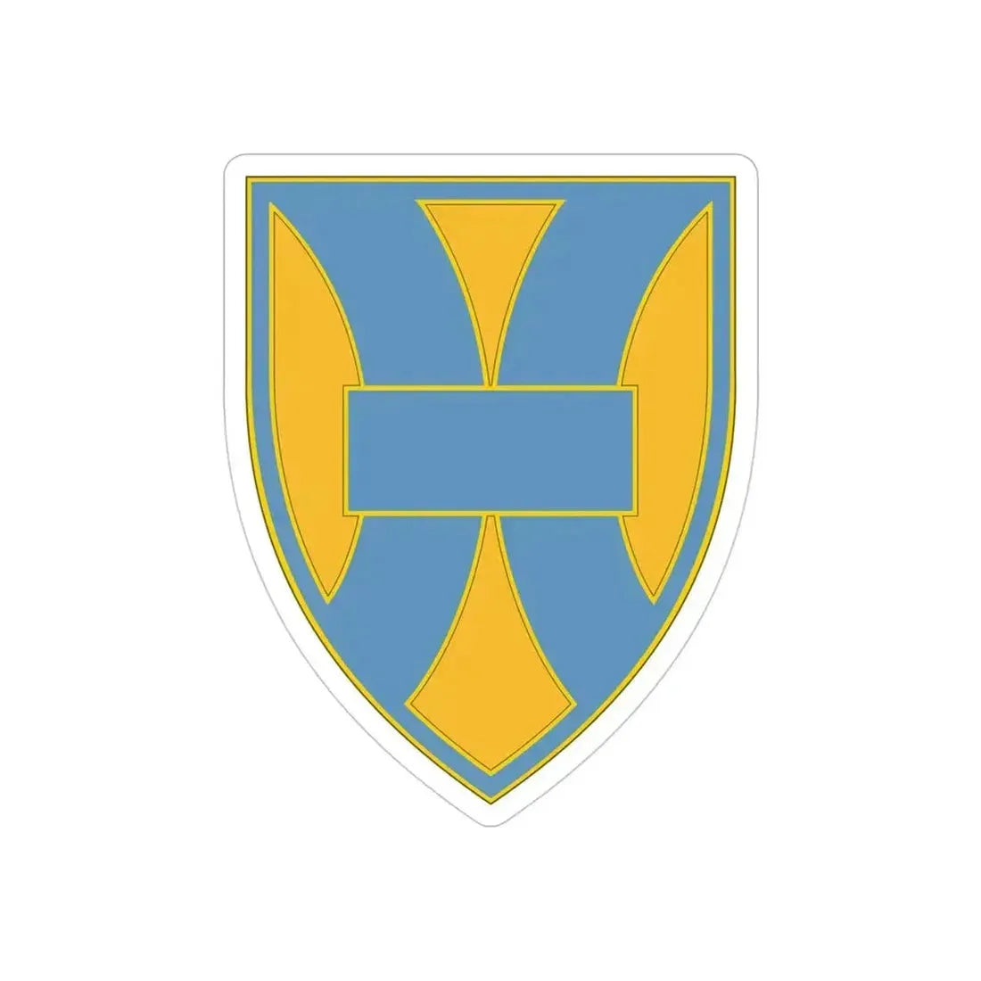 21 Sustainment Command (U.S. Army) REVERSE PRINT Transparent Die-Cut STICKER 4 Inch Die-Cut Transparent - The Sticker Space