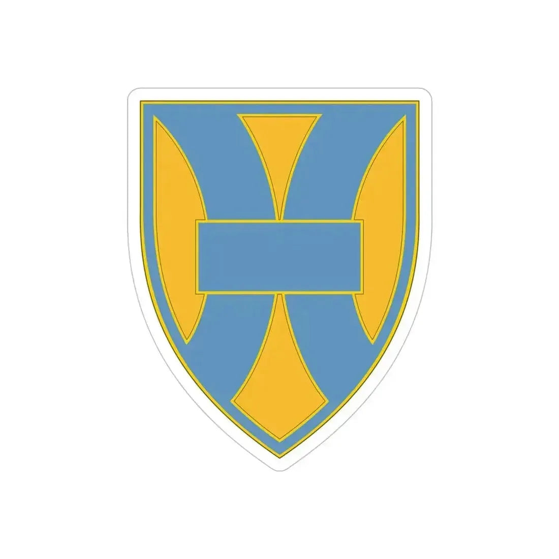 21 Sustainment Command (U.S. Army) REVERSE PRINT Transparent Die-Cut STICKER 5 Inch Die-Cut Transparent - The Sticker Space