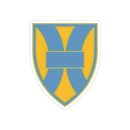 21 Sustainment Command (U.S. Army) REVERSE PRINT Transparent Die-Cut STICKER 5 Inch Die-Cut Transparent - The Sticker Space