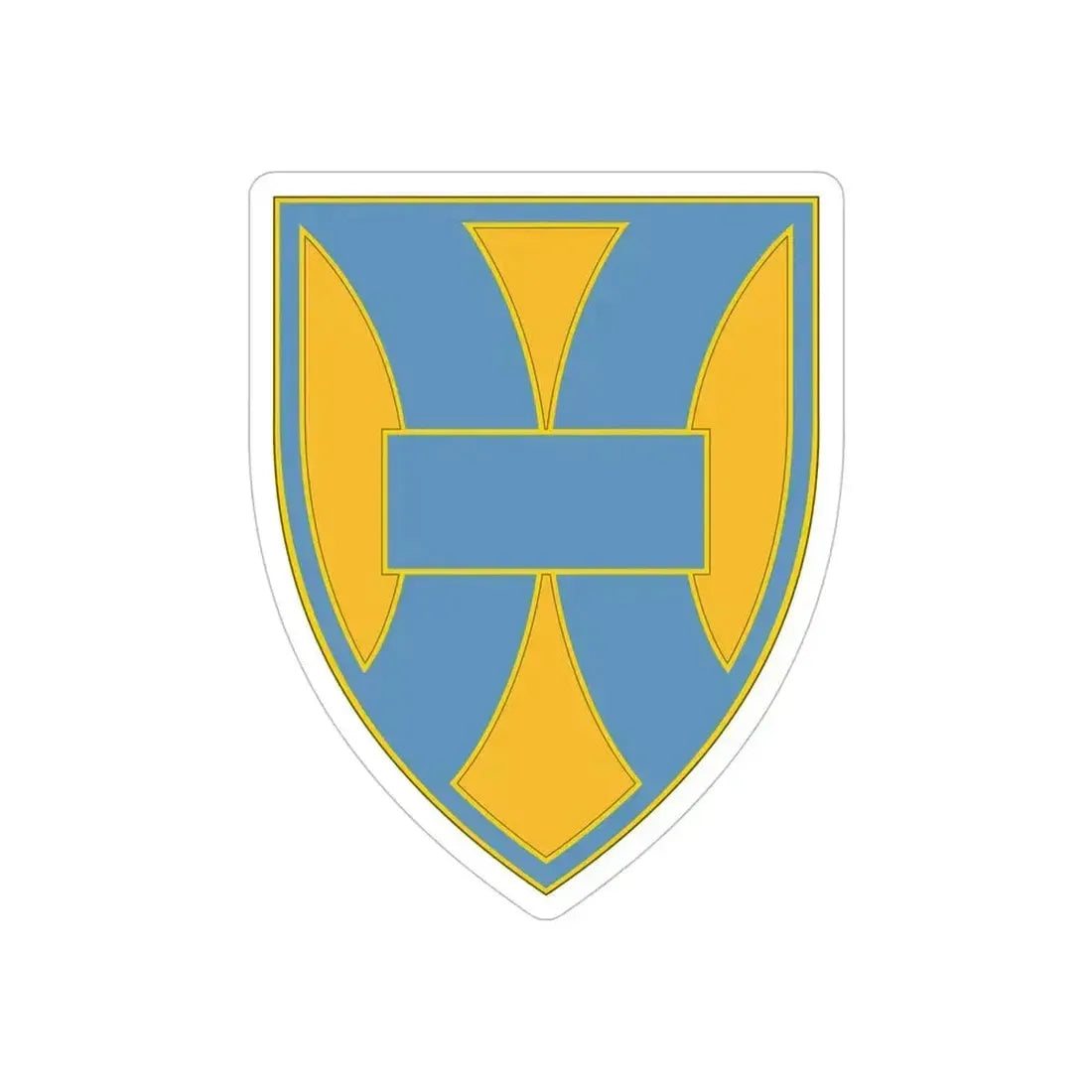 21 Sustainment Command (U.S. Army) REVERSE PRINT Transparent Die-Cut STICKER 6 Inch Die-Cut Transparent - The Sticker Space