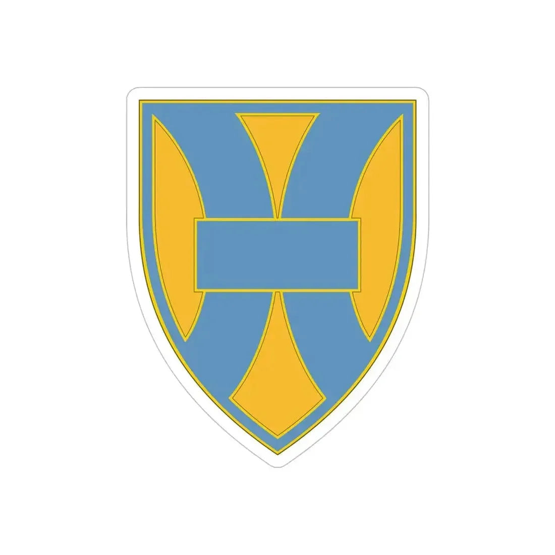 21 Sustainment Command (U.S. Army) REVERSE PRINT Transparent Die-Cut STICKER - The Sticker Space