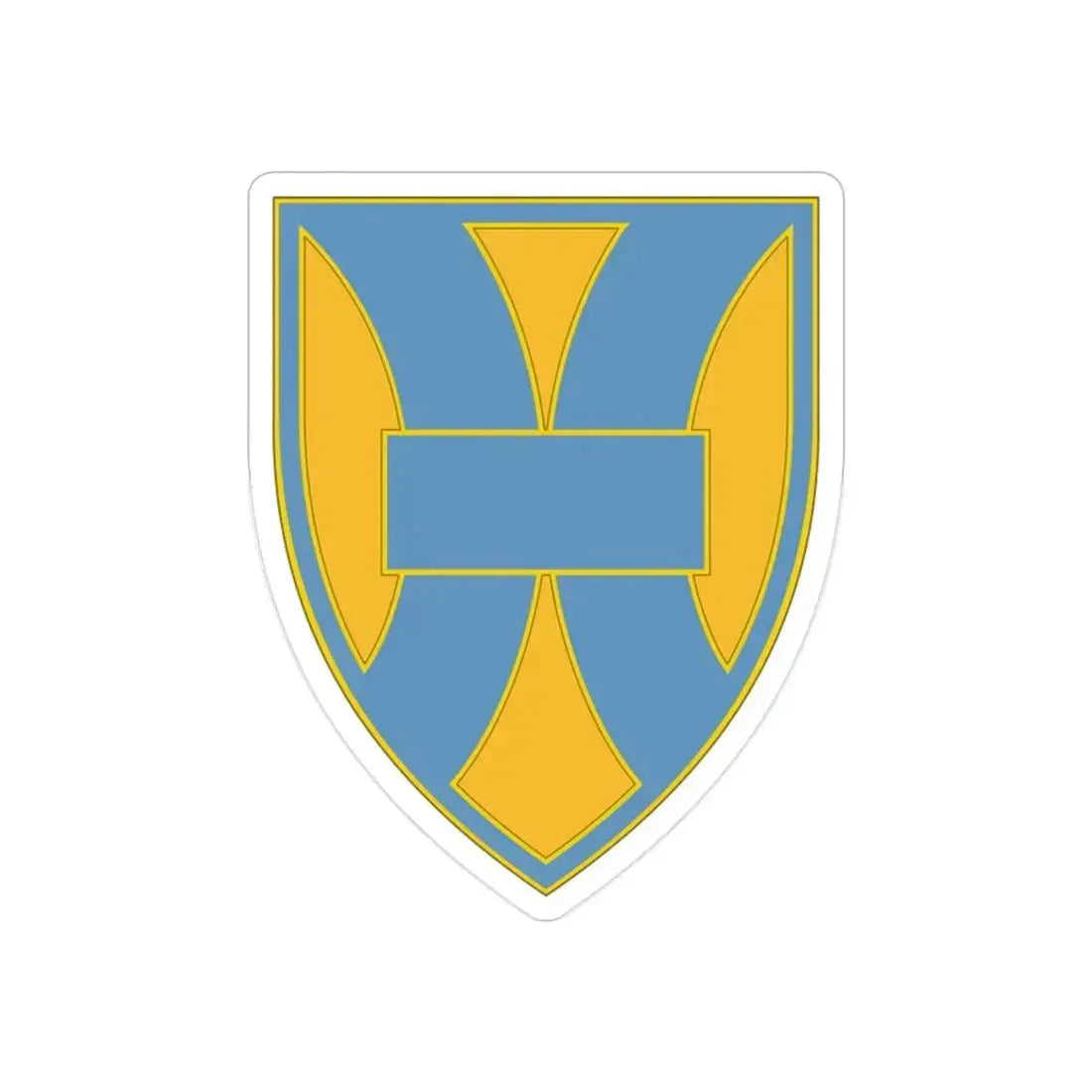 21 Sustainment Command (U.S. Army) REVERSE PRINT Transparent Die-Cut STICKER - The Sticker Space