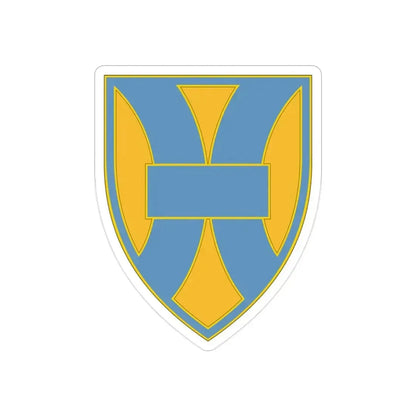 21 Sustainment Command (U.S. Army) REVERSE PRINT Transparent Die-Cut STICKER - The Sticker Space