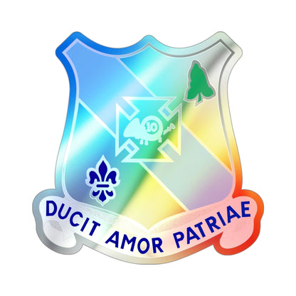 210 Armor Regiment (U.S. Army) Holographic STICKER Die-Cut Vinyl Decal-3 Inch-The Sticker Space