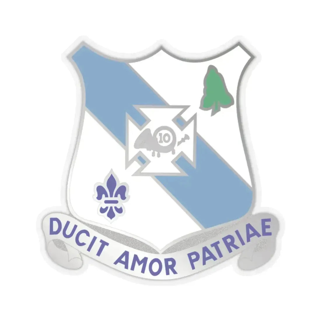 210 Armor Regiment (U.S. Army) STICKER Vinyl Kiss-Cut Decal 2 Inch Transparent - The Sticker Space