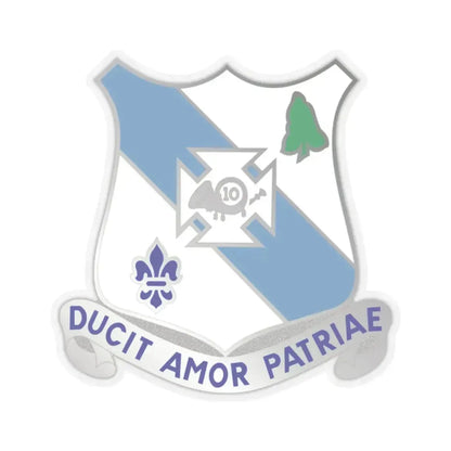 210 Armor Regiment (U.S. Army) STICKER Vinyl Kiss-Cut Decal 2 Inch Transparent - The Sticker Space