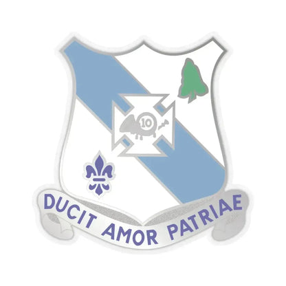 210 Armor Regiment (U.S. Army) STICKER Vinyl Kiss-Cut Decal 3 Inch Transparent - The Sticker Space