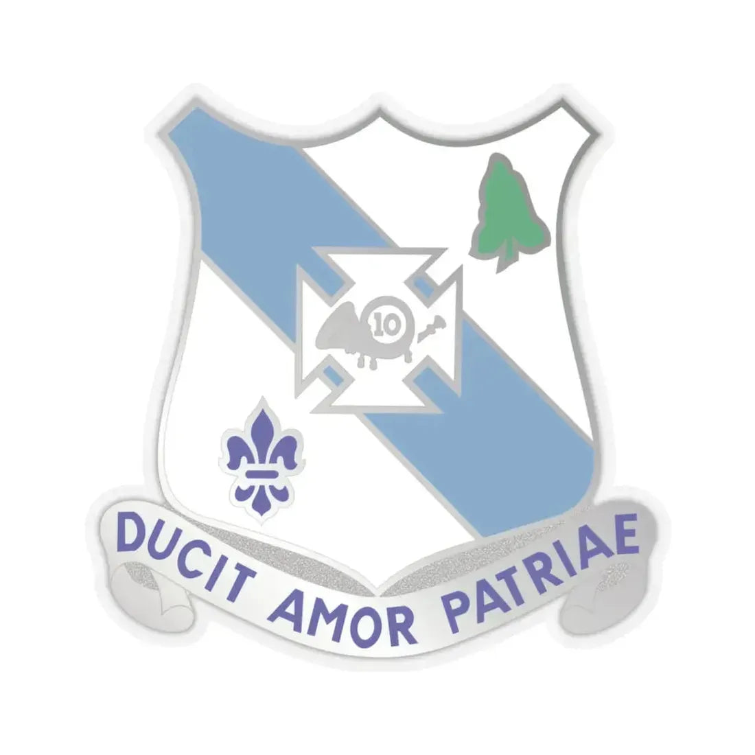 210 Armor Regiment (U.S. Army) STICKER Vinyl Kiss-Cut Decal 6 Inch Transparent - The Sticker Space