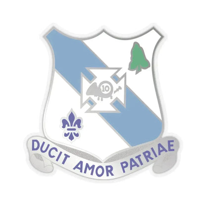 210 Armor Regiment (U.S. Army) STICKER Vinyl Kiss-Cut Decal 6 Inch Transparent - The Sticker Space