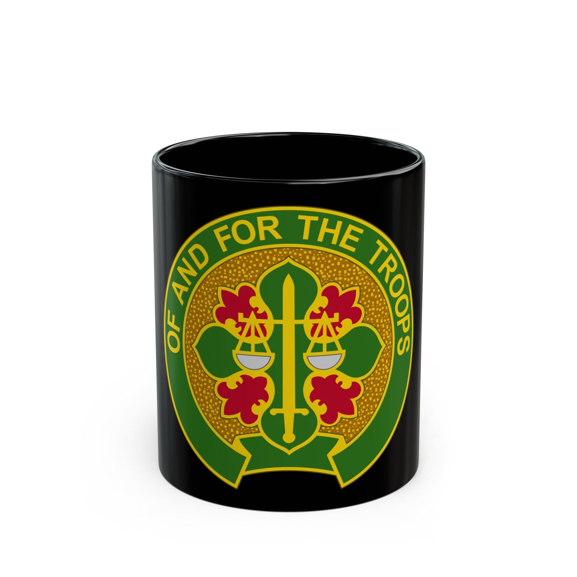 210 Military Police Battalion (U.S. Army) Black Coffee Mug-11oz-The Sticker Space