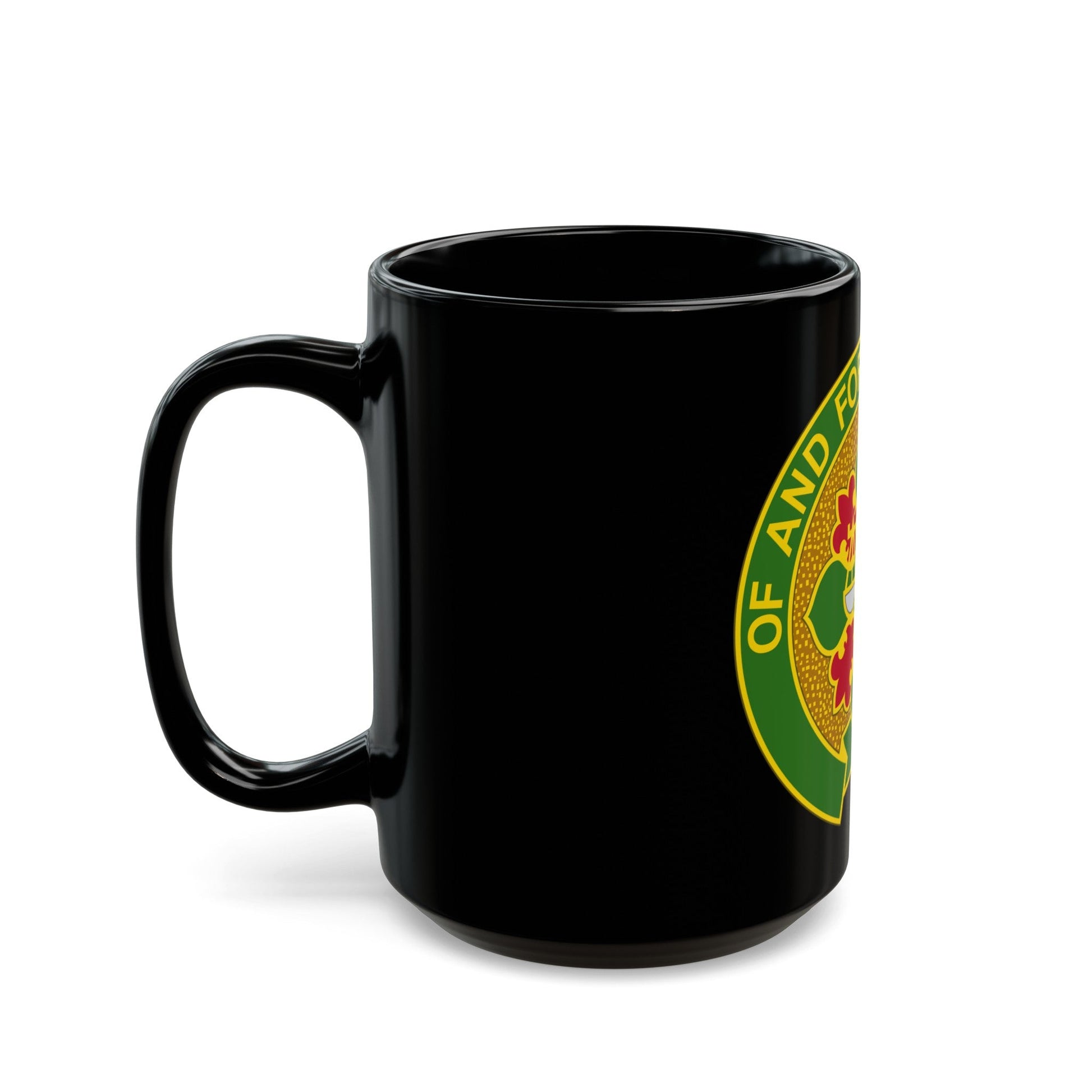 210 Military Police Battalion (U.S. Army) Black Coffee Mug-The Sticker Space