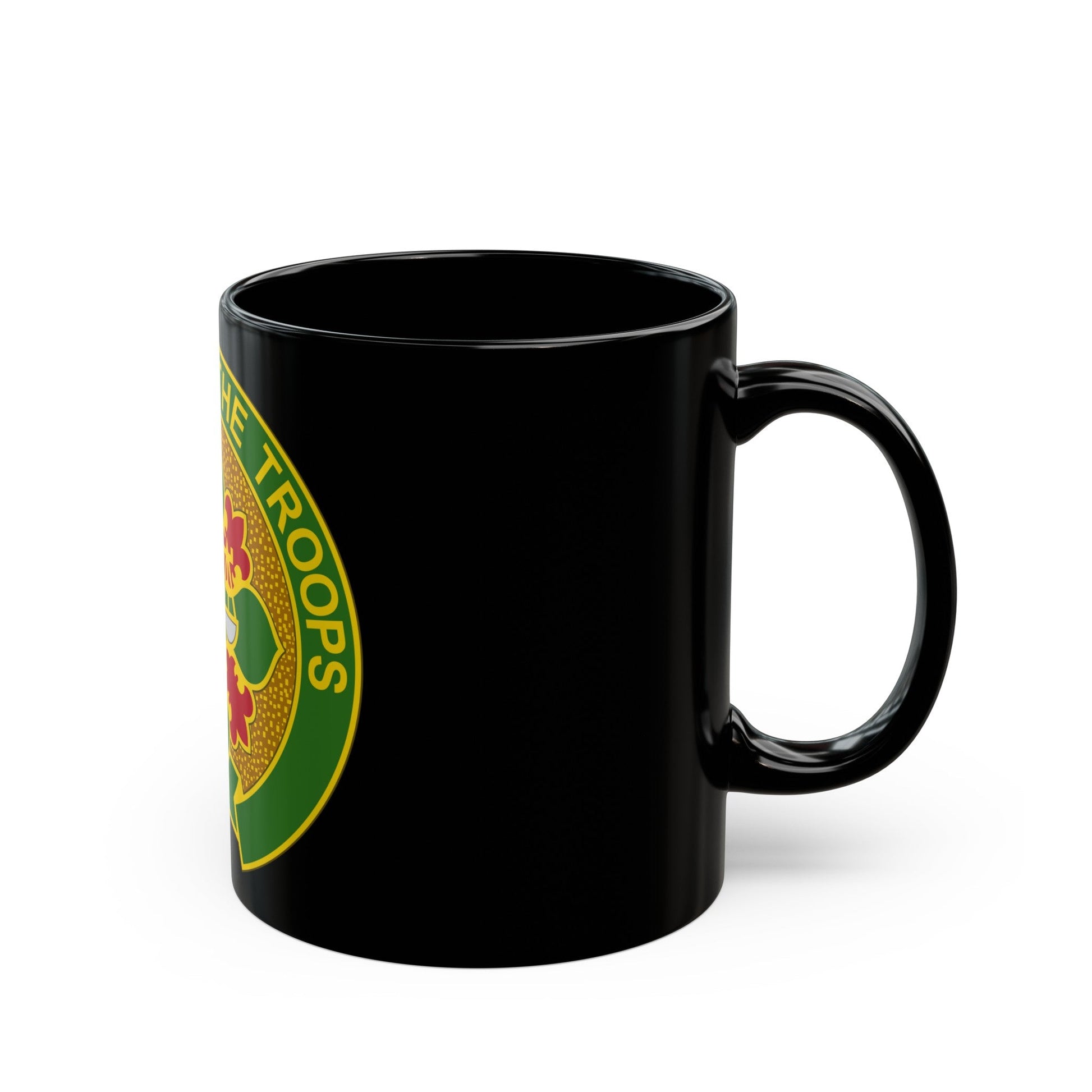 210 Military Police Battalion (U.S. Army) Black Coffee Mug-The Sticker Space