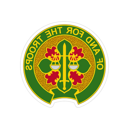 210 Military Police Battalion (U.S. Army) REVERSE PRINT Transparent STICKER-3" × 3"-The Sticker Space