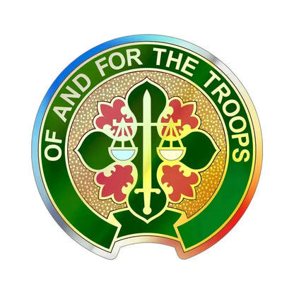 210 Military Police Battalion (U.S. Army) Holographic STICKER Die-Cut Vinyl Decal 5 Inch Holographic - The Sticker Space