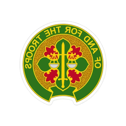 210 Military Police Battalion (U.S. Army) REVERSE PRINT Transparent Die-Cut STICKER 2 Inch Die-Cut Transparent - The Sticker Space