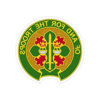 210 Military Police Battalion (U.S. Army) REVERSE PRINT Transparent Die-Cut STICKER - The Sticker Space
